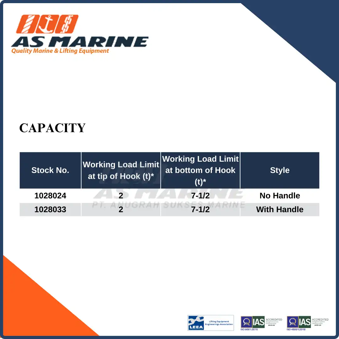 Capacity A378 Crosby USA